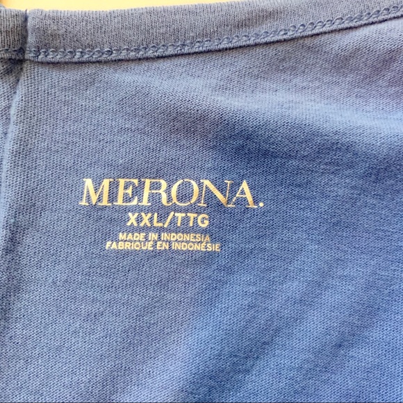 Merona t shirt, blue XXL never worn - Picture 3 of 3